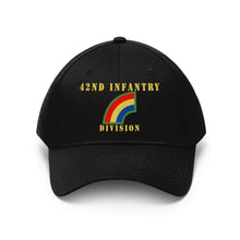 Load image into Gallery viewer, Twill Hat - Army - 42nd Infantry Division - Hat - Embroidery
