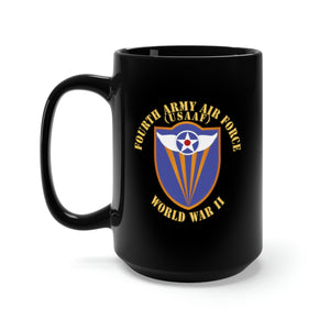 Black Mug 15oz - AAC - SSI - 4th Air Force - WWII - USAAF x 300