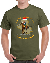 Load image into Gallery viewer, Army - Buffalo Soldiers In Iraq - Cavalrymen At War - 9th Cav Guidon  Classic T Shirt
