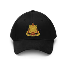 Load image into Gallery viewer, Twill Hat - Army - Transportation Corps Regimental Crest Spearhead of Logistics DTG (Direct to Garment)
