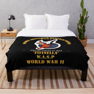 WASP - Women Airforce Service Pilots - WWII Throw Blanket