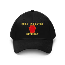 Load image into Gallery viewer, Twill Hat - Army - 28th Infantry Division - Hat - Embroidery
