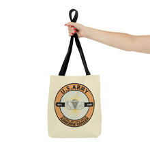 Load image into Gallery viewer, Tote Bag (AOP) - Airborne Ranger Colonel (Ret.) Kent Miller - US Army - Cream

