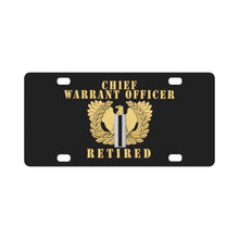 Load image into Gallery viewer, Army - Chief Warrant Officer 5 - CW5 - Retired Classic License Plate
