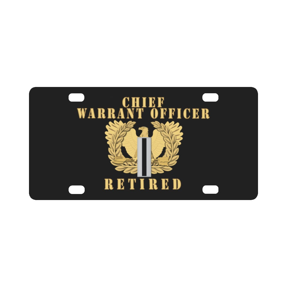 Army - Chief Warrant Officer 5 - CW5 - Retired Classic License Plate