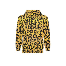 Load image into Gallery viewer, Leopard Camouflage V3 New Men&#39;s All-Over Print Hoodie (Model H55)
