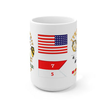 Load image into Gallery viewer, Ceramic Mug 15oz - Army - Combat Veteran - 5th Battalion, 7th Cavalry - Air Assault with Vietnam Service Ribbons
