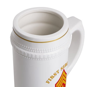 Beer Stein Mug - USMC - First Sergeant  X 300