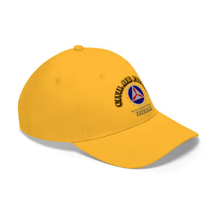 Twill Hat - CAP - Civil Air Patrol Veteran - Hat - Direct to Garment (DTG) - Printed