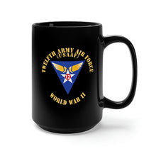 Load image into Gallery viewer, Black Mug 15oz - SSI - AAC - 12th Air Force - WWII - USAAF x 300
