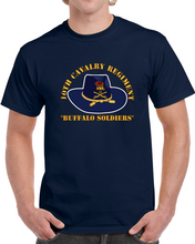 Load image into Gallery viewer, Army - 10th Cavalry Regiment - Buffalo Soldiers Classic T Shirt
