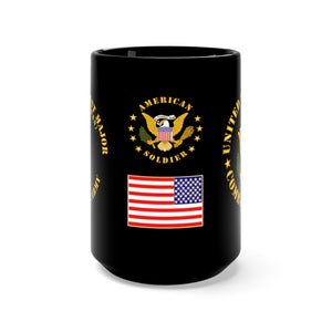 Black Mug 15oz - Army - Command Sergeant Major - CSM - Combat Veteran