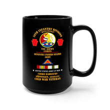 Load image into Gallery viewer, Black Mug 15oz - Army - 28th Inf Div, VII Corps, 7th Army - Goppingen, Germany w COLD SVC X 300
