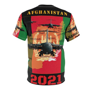 All Over Printing - Afghanistan - Operation Allies Refuge - 2021 - Kabul Airport - Afghan Map - C17 GlobeMaster - Afghanistan Flag