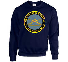 Load image into Gallery viewer, Army - 25th Infantry Regiment - Fort Missoula, MT - Buffalo Soldiers w Inf Branch V1 Classic T Shirt &amp; Crewneck Sweatshirt
