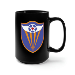 Black Mug 15oz - AAC - SSI - 4th Air Force wo Txt X 300