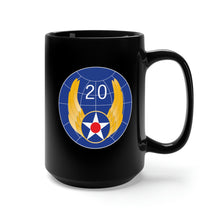 Load image into Gallery viewer, Black Mug 15oz - SSI - AAC - 20th Air Force wo Txt X 300
