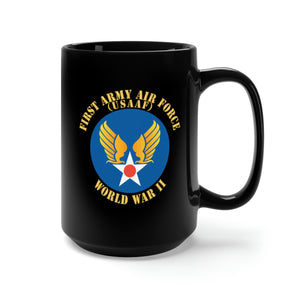 Black Mug 15oz - SSI - AAF - 1st Army Air Force - WWII - USAAF x 300