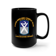 Load image into Gallery viewer, Black Mug 15oz - Army - 218th Brigade Combat Team - 24th Infantry Division

