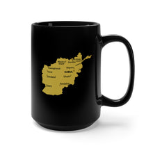 Load image into Gallery viewer, Black Mug 15oz - Afghan - Afghanistan Map
