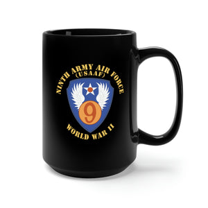 Black Mug 15oz - AAC - SSI - 9th Air Force - WWII - USAAF x 300