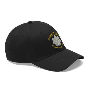 Twill Hat -  Army - Lieutenant Colonel - LTC - Retired - V1 - Embroidery