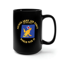 Load image into Gallery viewer, Black Mug 15oz - SSI - AAF - 2nd Air Force - WWII - USAAF x 300
