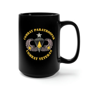 Black Mug 15oz - Cold War Weapons - Infantry Armor w COLD SVC X 300