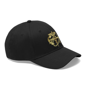 Twill Hat - Public Health Service (USPHS) - Medical Force for America w Back and LR Sleeves