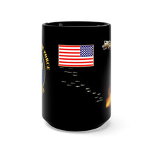 Load image into Gallery viewer, Black Mug 15oz - USAAF - 8th Army Air Force - Bombing Run - World War II
