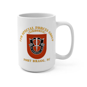 Army - 7th Special Forces Group with Flash - Fort Bragg, NC - Mug