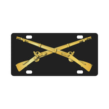 Load image into Gallery viewer, Army - Infantry Branch - Crossed Rifles Classic License Plate
