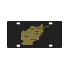 Load image into Gallery viewer, Afghan - Afghanistan Map Classic License Plate
