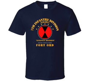 Army - 7th Infantry Division - Ft Ord Classic T Shirt