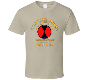 Army - 7th Infantry Division - Ft Ord Classic T Shirt