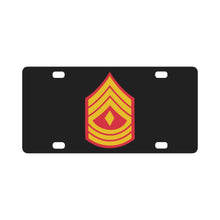 Load image into Gallery viewer, USMC - First Sergeant wo Txt X 300 Classic License Plate
