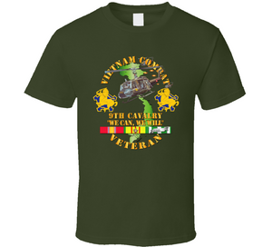 Army - Vietnam Combat Cavalry Veteran w 9th Cav Helicopter Classic T Shirt