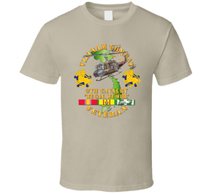 Army - Vietnam Combat Cavalry Veteran w 9th Cav Helicopter Classic T Shirt