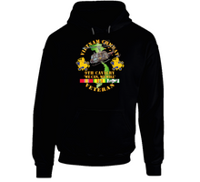 Load image into Gallery viewer, Army - Vietnam Combat Cavalry Veteran w 9th Cav Helicopter Hoodie
