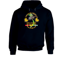 Load image into Gallery viewer, Army - Vietnam Combat Cavalry Veteran w 9th Cav Helicopter Hoodie
