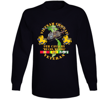 Load image into Gallery viewer, Army - Vietnam Combat Cavalry Veteran w 9th Cav Helicopter Long Sleeve
