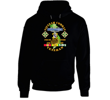 Load image into Gallery viewer, Army - Vietnam Combat Infantry Veteran w 2nd Bn 8th Inf (Mech) - 4th ID SSI V1 Hoodie
