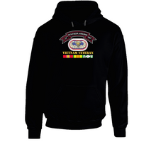 Load image into Gallery viewer, Army - 11th Pathfinder Detachment - Vietnam Vet w Abn Badge Cbt Star Hoodie
