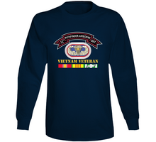 Load image into Gallery viewer, Army - 11th Pathfinder Detachment - Vietnam Vet w Abn Badge Cbt Star Long Sleeve
