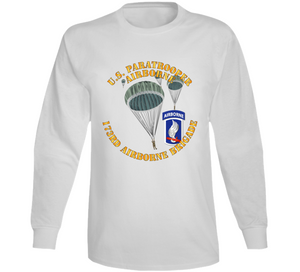 Army - US Paratrooper - 173rd Airborne Bde Wo Shadow Long Sleeve