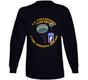 Army - US Paratrooper - 173rd Airborne Bde Wo Shadow Long Sleeve