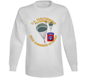 Army - US Paratrooper - 82nd wo Shadow Long Sleeve