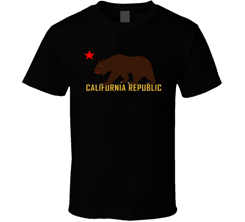 Govt - Calitornia Bear Star and Republic Classic T Shirt