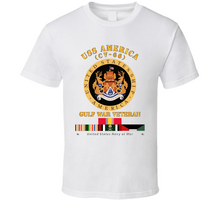 Load image into Gallery viewer, Navy - USS America (CV-66) - Gulf War Vet w Gulf  War SVC V1 Classic T Shirt
