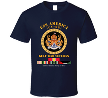 Load image into Gallery viewer, Navy - USS America (CV-66) - Gulf War Vet w Gulf  War SVC V1 Classic T Shirt
